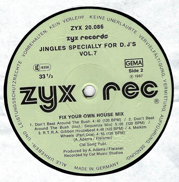 Jingles Specially For D.J-s Vol. 7 (Fix Your Own House-Mix)