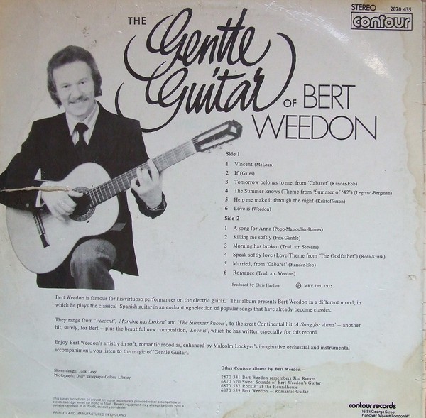 The Gentle Guitar Of Bert Weedon