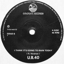UB40 - I Think Its Going To Rain Today / My Way Of Thinking