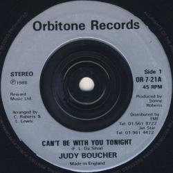 Judy Boucher - Can-t Be With You Tonight